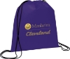 Evergreen Non-Woven Drawstring Bag - Purple