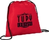 Evergreen Non-Woven Drawstring Bag - Red