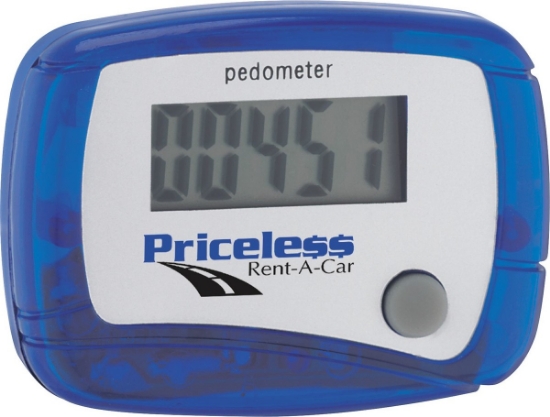 In Shape Pedometer - Translucent Blue