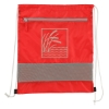 Sparks Recycled Drawstring Bag - Red