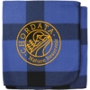 Buffalo Plaid Fleece Blanket - Blue_Black