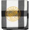 Buffalo Plaid Fleece Blanket - White_Black