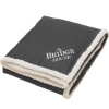 Super Soft Large Fleece Sherpa Blanket - 50'' x 60'' Unfolded - Gray