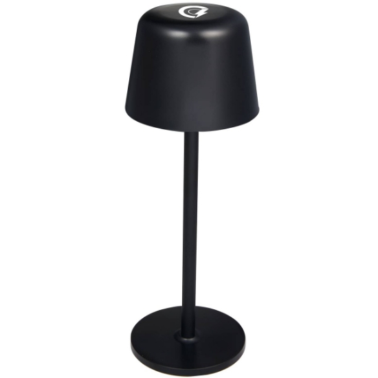 Recycled Mini Rechargeable Desk Lamp - Black