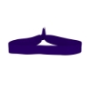3/4" Fold-Over Elastic Headband - Purple