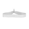 3/4" Fold-Over Elastic Headband - White