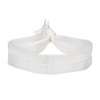 3/4" ElasticBand Fold Over Hair Ties - White