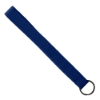 3/4" Sewn Polyester wrist Keychain with Metal Split-Ring - Navy
