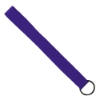 3/4" Sewn Polyester wrist Keychain with Metal Split-Ring - Purple