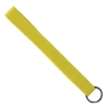 3/4" Sewn Polyester wrist Keychain with Metal Split-Ring - Yellow