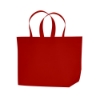 Non-Woven Grocery Shopper Tote Bag - Red
