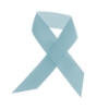 5/8" Dye-Sublimated Satin Ribbon Pin - Light Blue