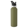20 oz Basecamp Mesa Tundra Bottle with Screw Top and Flip-Top Straw Lid - Olive Green