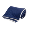 Mink Sherpa Blanket - Solid - Navy Blue