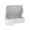 14" x 10" x 4" Custom White Corrugate Gift Box and 4" x 6" Card - OUTIN_Outin