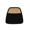 Bamboo Accent Magnet Clip - Black