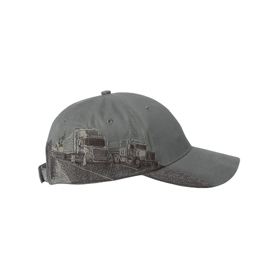 Dri Duck 3350 Trucking Cap - Gray