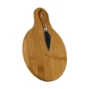 Small Bamboo Cutting Board with Cheese Knife - 34_34