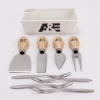 Charcuterie Board with Bowl, Utensils, and Forks - Laser Engrave Utensil Handle