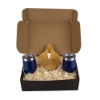 Wine and Cheese Gift Set - Blue