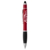Curvaceous Stylus Cap Highlighter Pen - Red