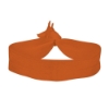 IMPORT 3/4" Imported Single Color Screen Print Hair-Tie - Orange