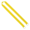 IMPORT Rush 1" Polyester 2-Ended Lanyard with Dual Sewn Silver Metal Split-Ring - Yellow