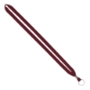 IMPORT Rush 1/2" Polyester Lanyard with Silver Crimp & Split-Ring - Burgundy