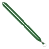 IMPORT Rush 1/2" Polyester Lanyard with Silver Crimp & Split-Ring - Grass Green