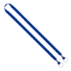 IMPORT Rush 1/2" Polyester 2-Ended Lanyard with Dual Silver Metal Crimp & Split-Ring - Royal Blue