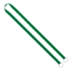 IMPORT Rush 1/2" Polyester 2-Ended Lanyard with Dual Sewn Silver Metal Split-Ring - Grass Green