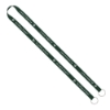 IMPORT Rush 1/2" Polyester 2-Ended Lanyard with Dual Sewn Silver Metal Split-Ring - Hunter Green