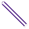 IMPORT Rush 1/2" Polyester 2-Ended Lanyard with Dual Sewn Silver Metal Split-Ring - Purple