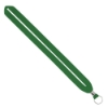 IMPORT Rush 3/4" Polyester Lanyard with Silver Crimp & Split-Ring - Grass Green