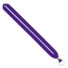 IMPORT Rush 3/4" Polyester Lanyard with Silver Crimp & Split-Ring - Purple