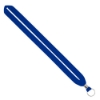 IMPORT Rush 3/4" Polyester Lanyard with Silver Crimp & Split-Ring - Royal Blue