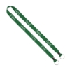 IMPORT Rush 3/4" Polyester 2-Ended Lanyard with Dual Silver Metal Crimp & Split-Ring - Grass Green