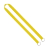 IMPORT Rush 3/4" Polyester 2-Ended Lanyard with Dual Sewn Silver Metal Split-Ring - Yellow