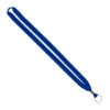 IMPORT Rush 5/8" Polyester Lanyard with Silver Crimp & Split-Ring - Royal Blue