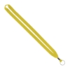IMPORT Rush 5/8" Polyester Lanyard with Silver Crimp & Split-Ring - Yellow
