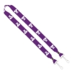 IMPORT Rush 1" Dye-Sublimated 2-Ended Lanyard with Dual Silver Metal Crimp & Split-Ring - IMB1_IMB1