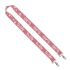 IMPORT Rush 1" Dye-Sublimated 2-Ended Lanyard with Dual Sewn Silver Metal Crimp & Split-Ring - IMA1_IMA1