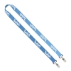 IMPORT Rush 3/4" Dye-Sublimated Double-Ended Lanyard with Dual Sewn Silver Metal Split-Ring - IMA1_IMA1