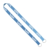 IMPORT Rush 3/4" Dye-Sublimated Double-Ended Lanyard with Dual Sewn Silver Metal Split-Ring - IMR2_IMR2