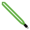 1" Cotton Lanyard with Plastic Snap-Buckle Release & O-Ring - Lime Green