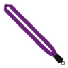 1" Cotton Lanyard with Plastic Snap-Buckle Release & O-Ring - Purple