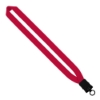 1" Cotton Lanyard with Plastic Snap-Buckle Release & O-Ring - Red