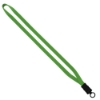 1/2" Cotton Lanyard with Plastic Snap-Buckle Release & O-Ring - Lime Green