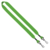 3/4" Cotton Double Swivel Hook Lanyard - Lime Green