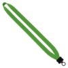3/4" Cotton Lanyard with Plastic Clamshell & O-Ring - Lime Green